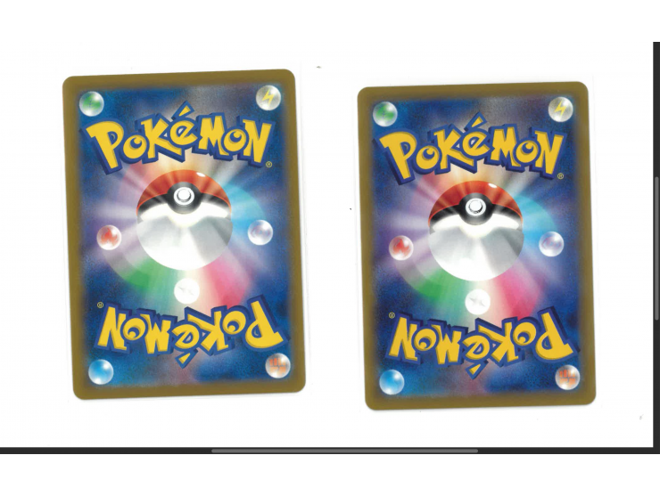 001/SV-P (Condition B+) and 242/SV-P (Condition A). Both are highly sought-after cards.